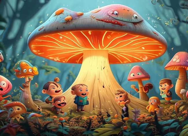 蘑菇的故事儿童，蘑菇的故事绘本