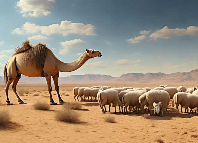 骆驼和羊的故事 骆驼和羊的故事原文