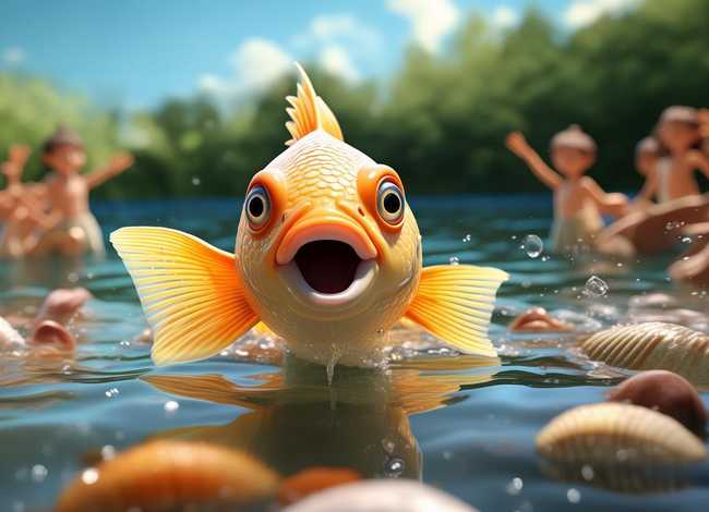 儿童故事小鱼上岸了（小鱼怎么了解岸上的故事）