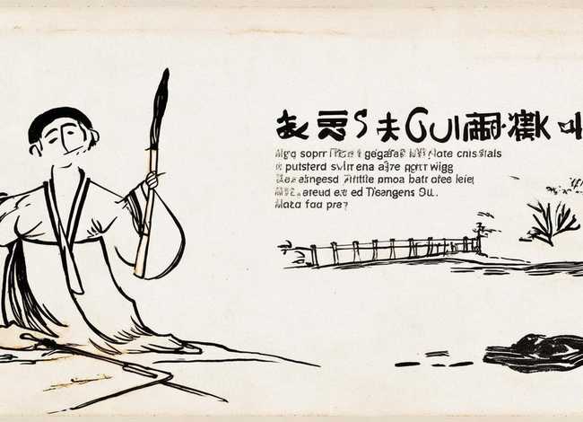 苏轼的故事儿童画配图 - 苏轼的故事绘画图简笔画