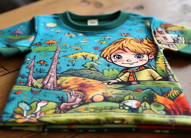 故事书儿童t恤 故事书幼儿