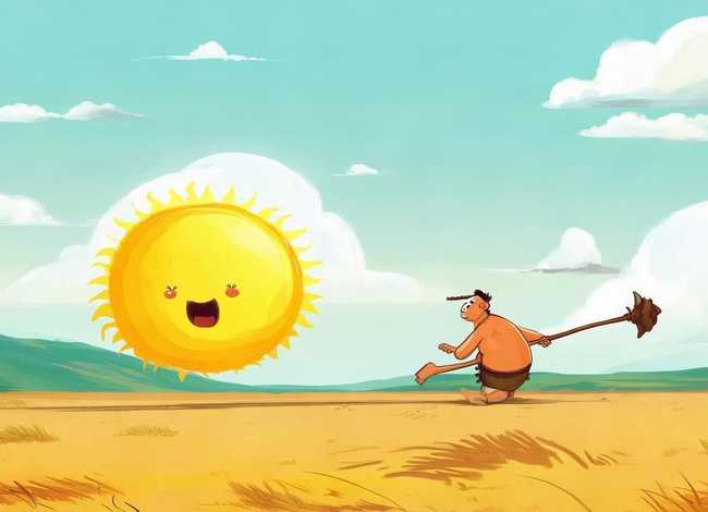 夸父追日的故事儿童版、夸父追日的幼儿故事