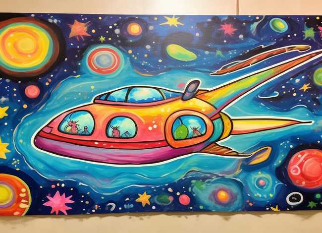 儿童科学幻想绘画简单又漂亮，儿童科学幻想绘画简单又漂亮三年级