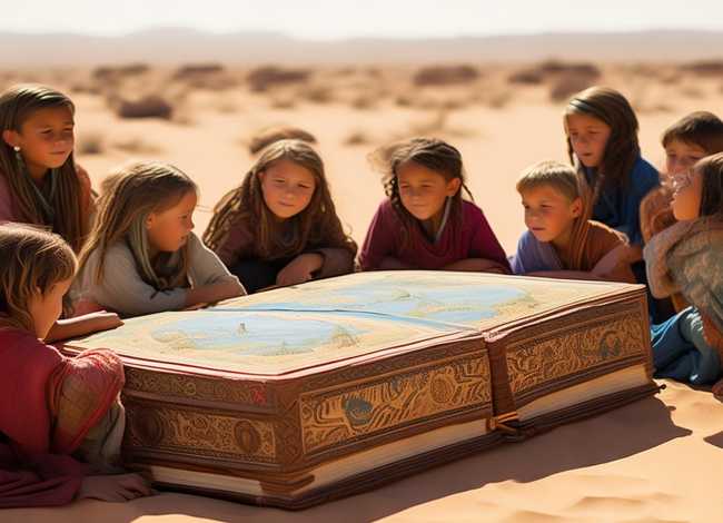 沙漠里儿童故事书，沙漠里编故事