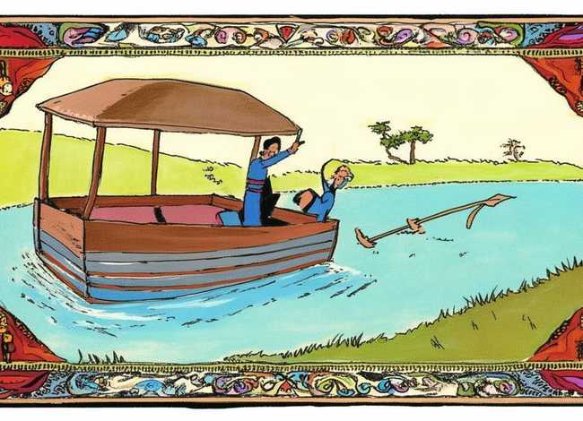 刻舟求剑手抄报;刻舟求剑手抄报一等奖 刻舟求剑手抄报;刻舟求剑手抄报一等奖