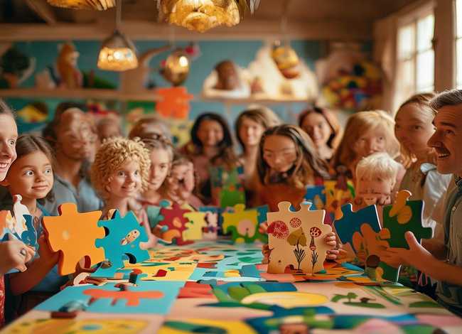 拼图小故事（拼图小故事简短50字）