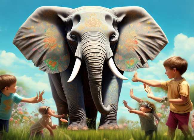 儿童故事盲人摸象 幼儿盲人摸象故事视频