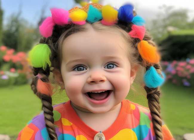 儿童戴发型扎法；儿童戴发型扎法图片