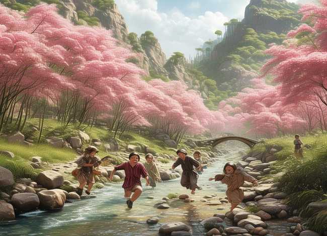 陶渊明桃花源儿童故事(陶渊明的桃花源记故事) 陶渊明桃花源儿童故事(陶渊明的桃花源记故事)