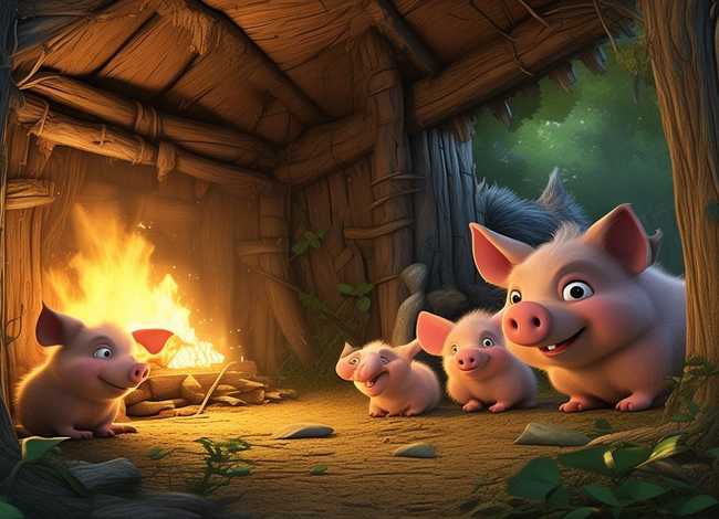 儿童故事三只小猪故事简介、少儿故事三只小猪的故事