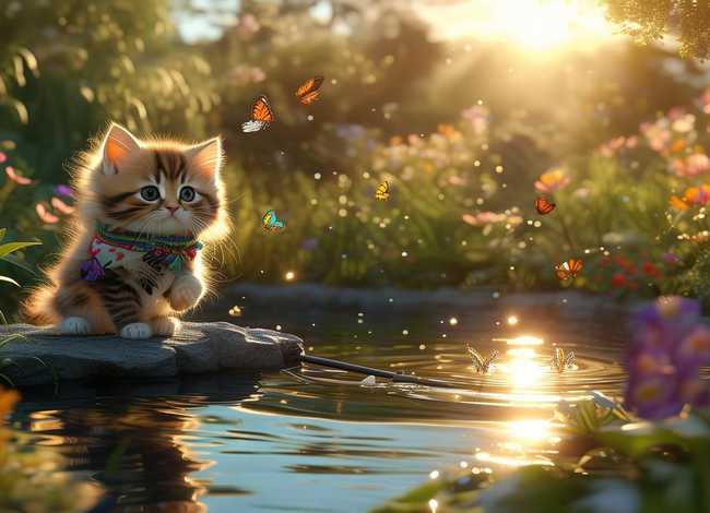 儿童故事小猫钓鱼；幼儿故事小猫钓鱼全文