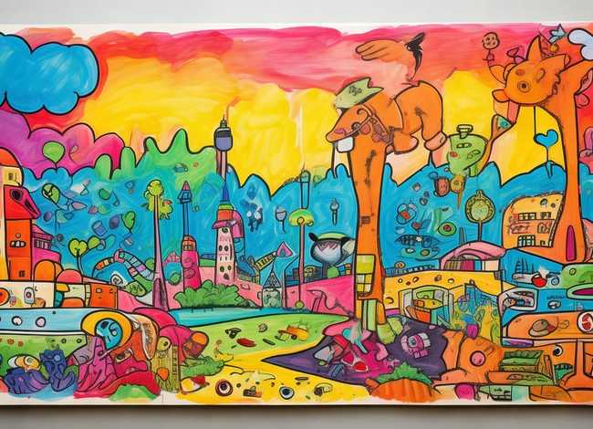 儿童马克笔创意画 儿童马克笔创意画图片