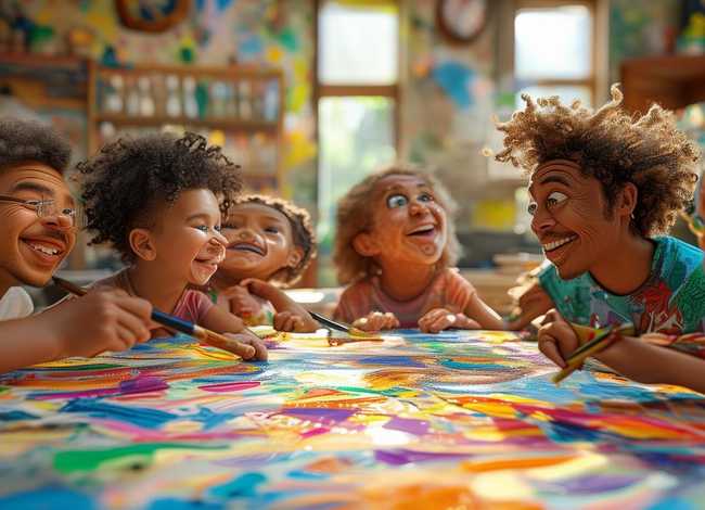 亲子绘画故事剪贴画 - 亲子绘画故事剪贴画图片