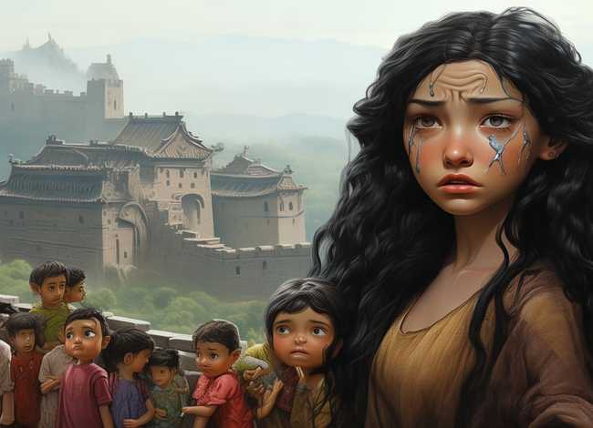 儿童故事孟姜女哭长城（孟姜女哭长城幼儿故事）