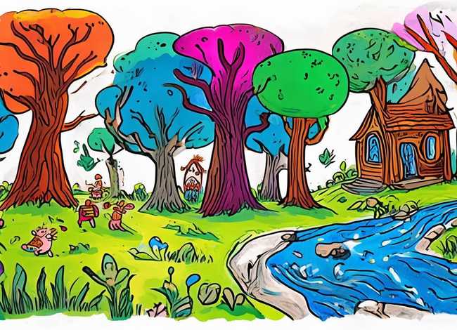 小学生自制童话故事绘本 小学生自制绘本故事简笔画