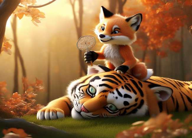 狐假虎威幼儿故事内容；狐假虎威的幼儿故事