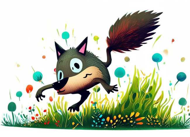 笨狼的故事简笔画（笨狼的故事简笔画手抄报）