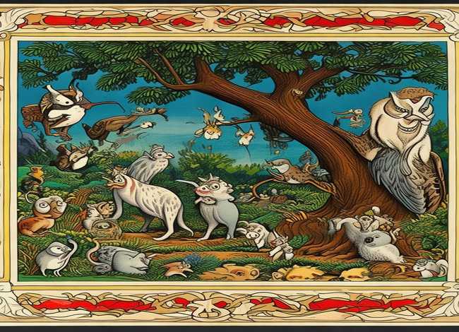 英文寓言故事手抄报、英文寓言故事手抄报图片