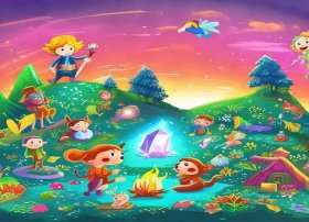 完整儿童故事 完整儿童故事绘画插图
