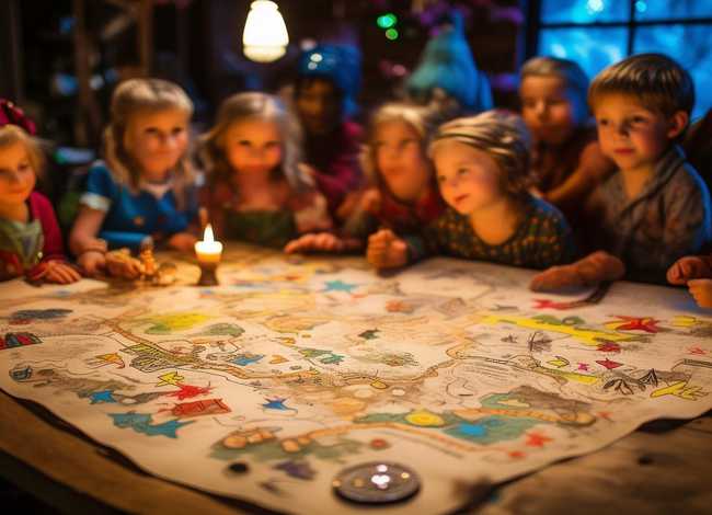 儿童宝藏寻宝故事经典播讲 儿童寻宝游戏藏宝图