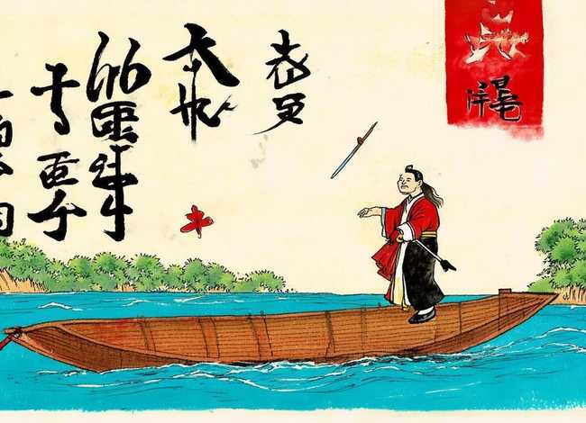 刻舟求剑成语小报，刻舟求剑成语故事手抄报