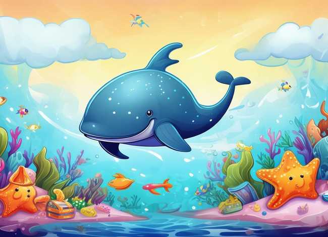 儿童故事鲸鱼的故事；鲸鱼的故事绘本