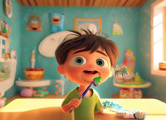 刷牙的故事绘本故事 - 有关刷牙的绘本故事