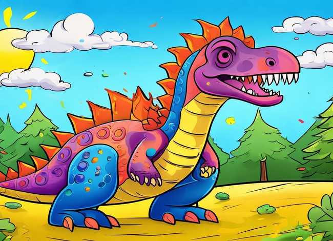 儿童简笔画恐龙涂颜色 - 儿童简笔画恐龙涂颜色怎么涂 儿童简笔画恐龙涂颜色 - 儿童简笔画恐龙涂颜色怎么涂