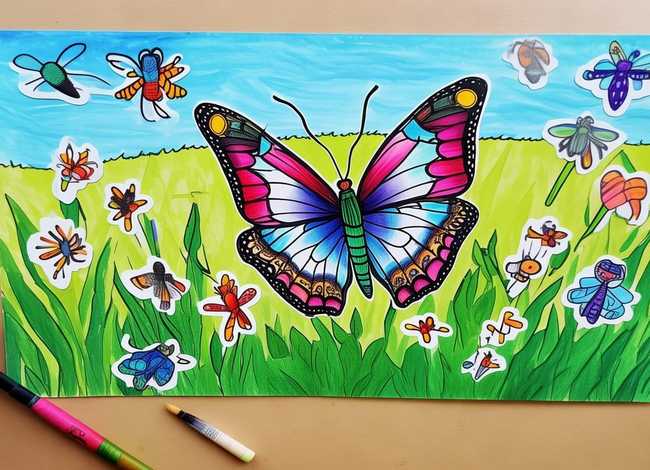 儿童做的昆虫记录卡；儿童做的昆虫记录卡怎么做