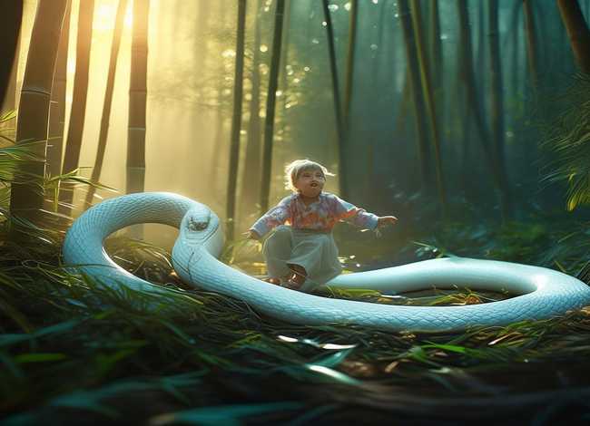 白蛇传儿童故事文本；白蛇传故事文字