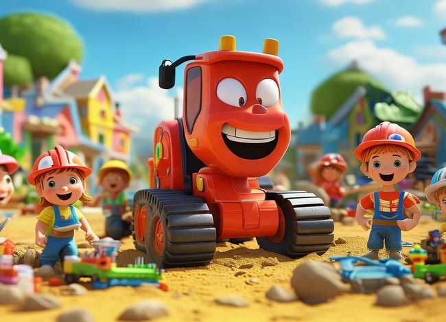 挖掘机儿童动画片 - 儿童动画片大全3-6岁挖掘机