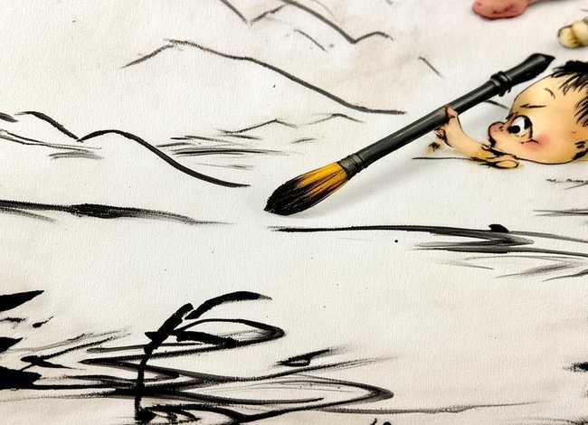 水墨 儿童画 - 水墨画儿童简单入门 简笔画