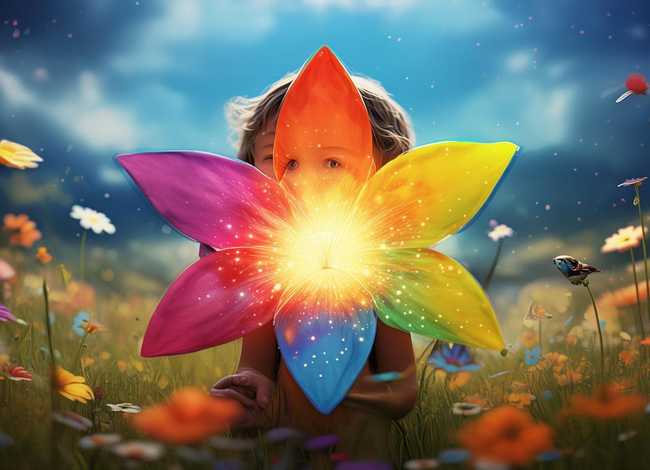 七色花儿童故事创编；七色花自编故事