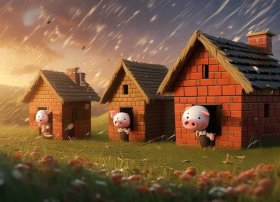 三只小猪儿歌睡前故事，三只小猪儿歌睡前故事视频