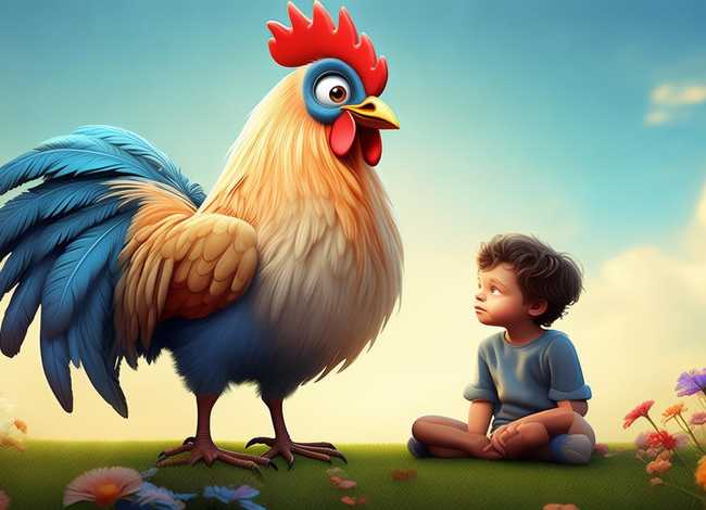 公鸡幼儿故事；关于大公鸡的幼儿故事