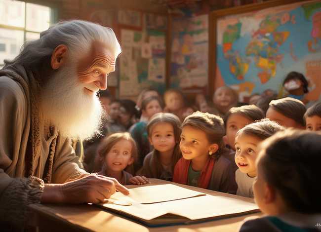 尊师重道儿童故事；尊师重道故事会