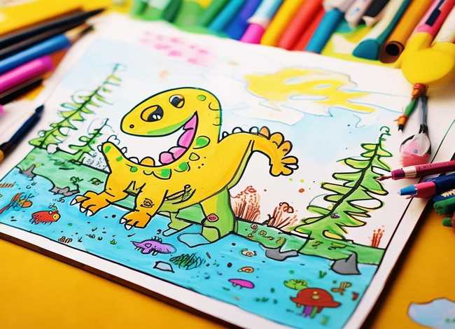 儿童恐龙简笔画介绍；儿童恐龙简笔画介绍图片大全