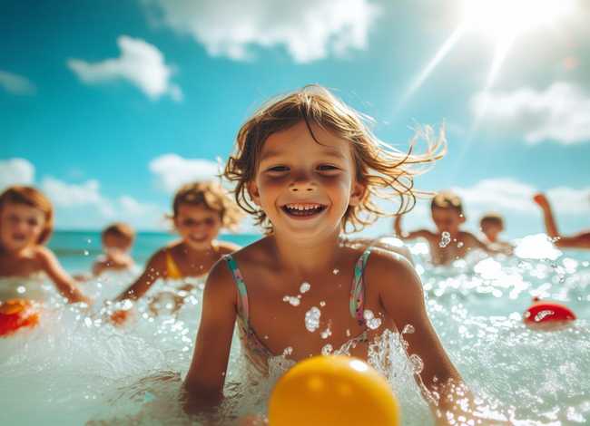 儿童夏天玩水的图片怎么画;儿童夏天玩水的图片怎么画好看 儿童夏天玩水的图片怎么画;儿童夏天玩水的图片怎么画好看