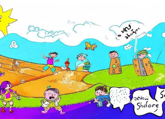 幼儿故事绘画有图有文字，幼儿故事绘画有图有文字图片