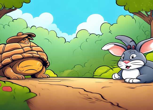 英语成语故事短篇，英语成语故事短篇龟兔赛跑