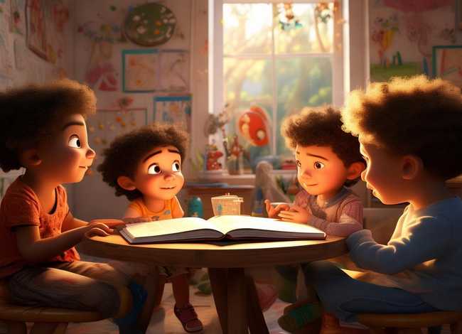 儿童故事简短小故事四人（四人小故事简短十句话）