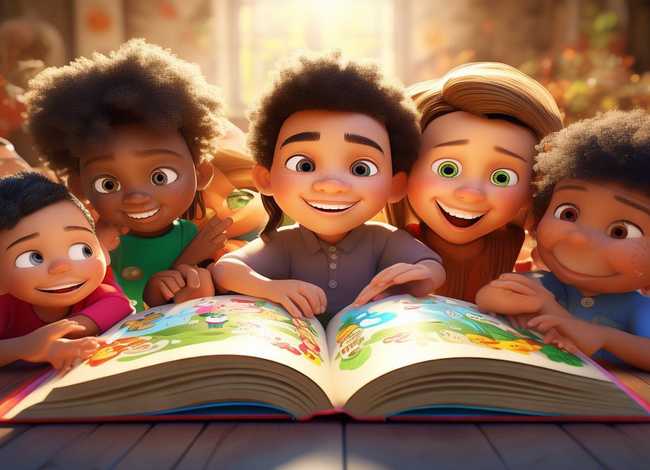 儿童友好与爱同行故事演讲稿，友爱与分享绘本故事