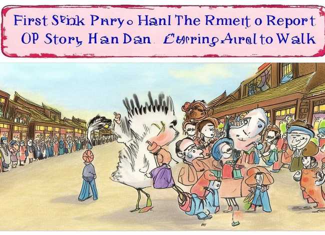 寓言故事邯郸学步；寓言故事邯郸学步手抄报一等奖