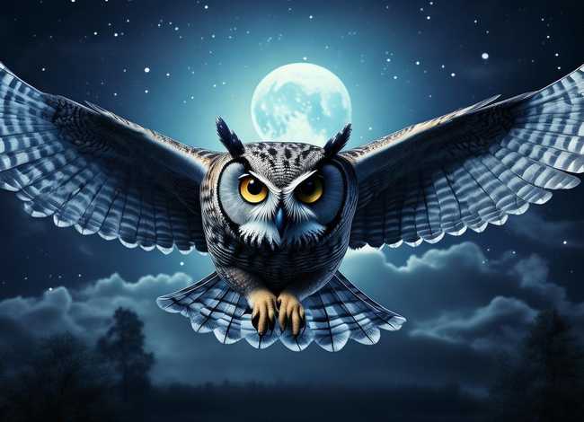 儿童故事猫头鹰的夜间飞行；猫头鹰夜间飞行的原理