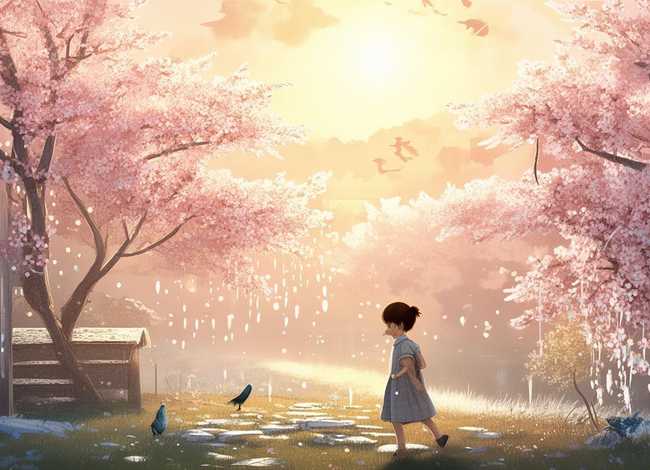 春晓故事简单图画，春晓故事简单图画大全