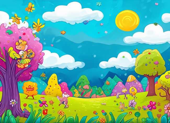 儿童童话故事绘画一年级（儿童童话画画）