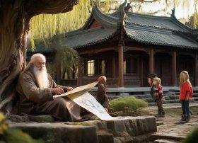 中国古代寓言故事绘画图片，中国古代寓言故事绘画图片大全