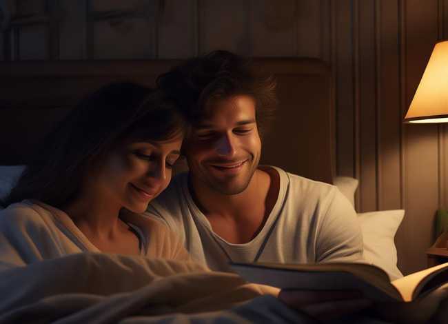 男朋友讲睡前故事该怎么发朋友圈，男友讲睡前故事什么体验