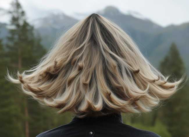 山形状的发型 - 山字型头发的命运