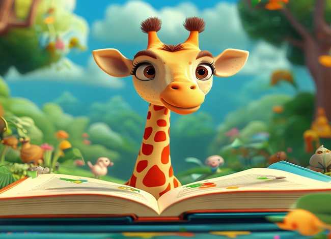 长颈鹿儿童故事绘本;长颈鹿的绘本故事 长颈鹿儿童故事绘本;长颈鹿的绘本故事